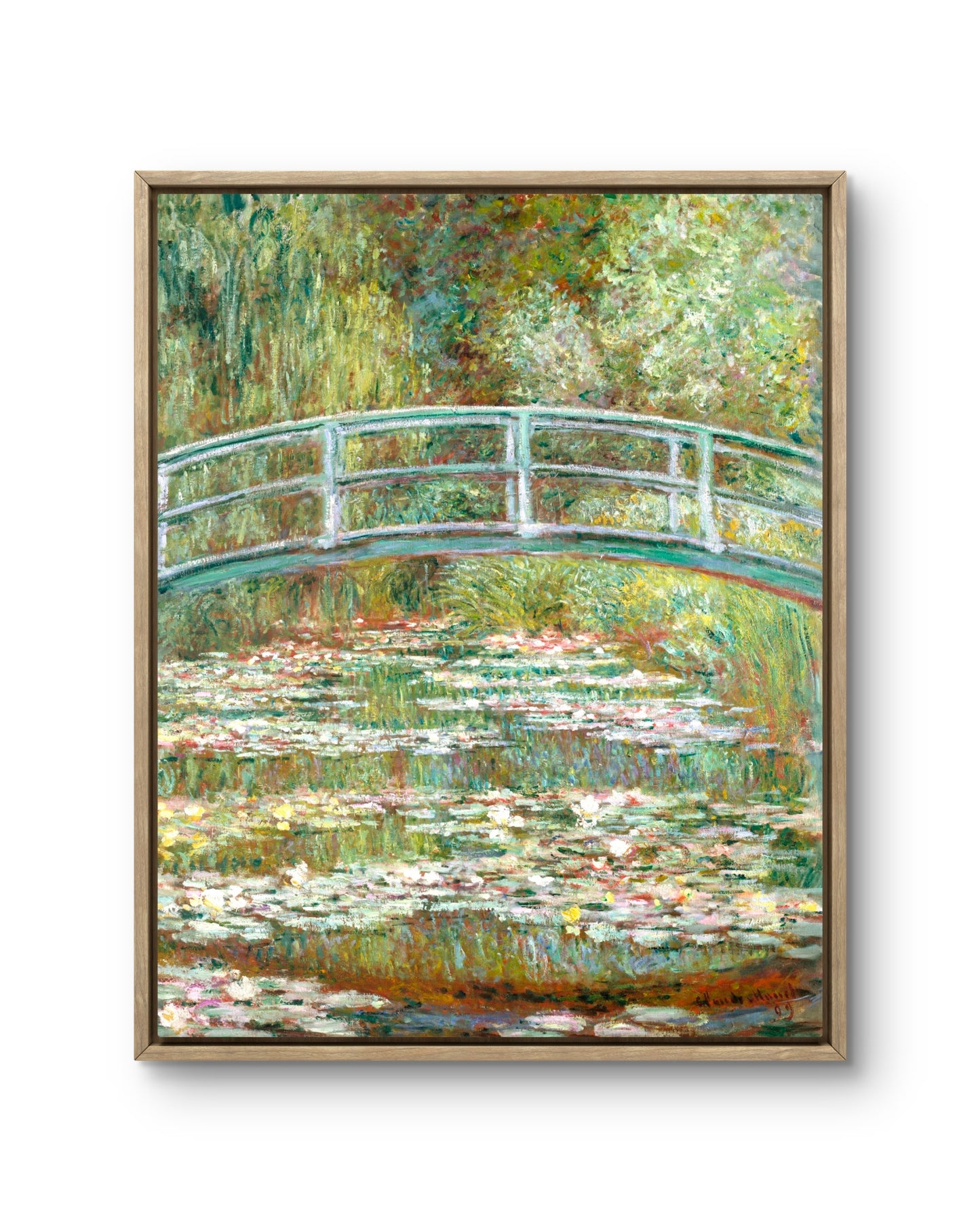Water Lilies and Japanese Bridge