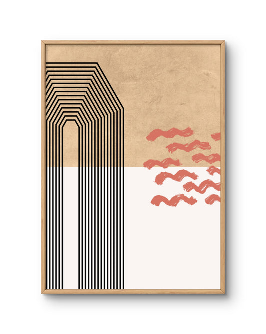 Soft Arch Lines Wall Art