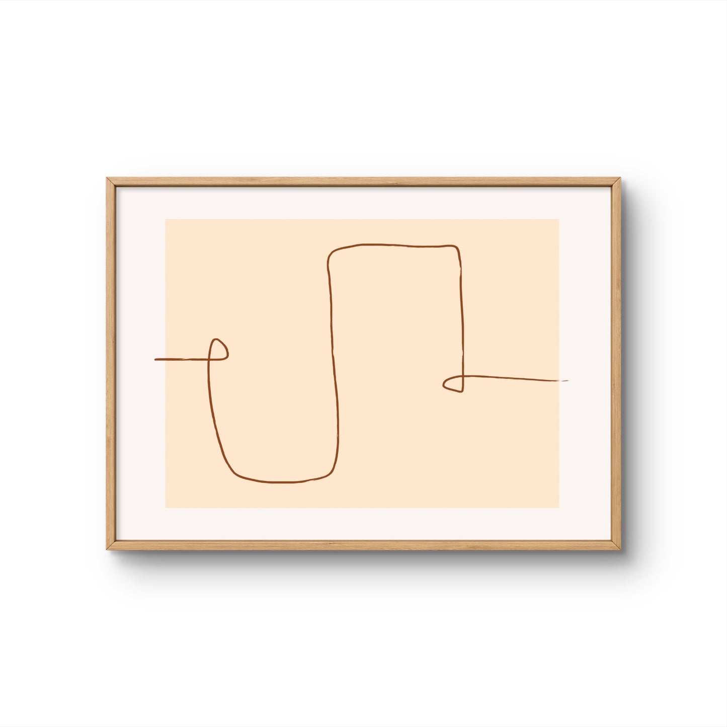 Continuous Line Abstract Path