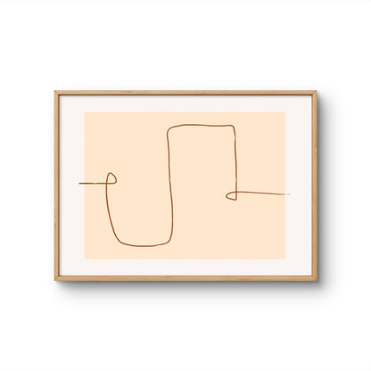 Continuous Line Abstract Path