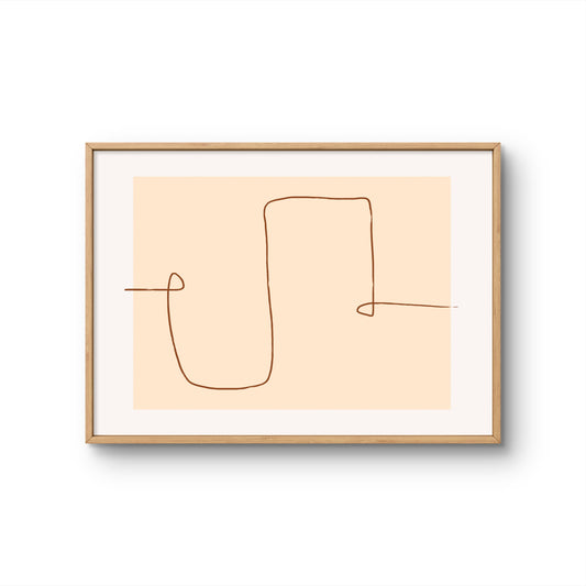 Continuous Line Abstract Path
