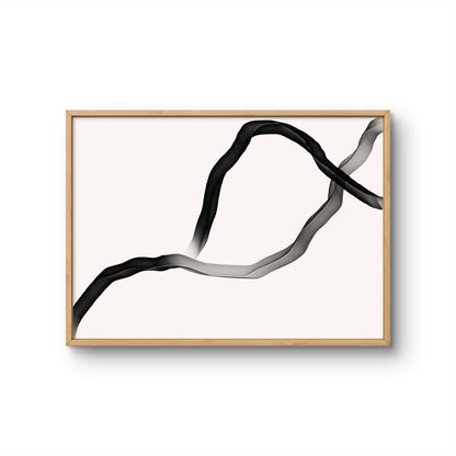 Neutral Abstract Brush Strokes