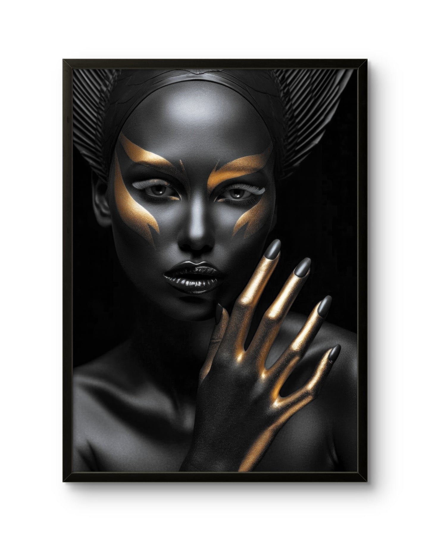 Golden Warrior Portrait