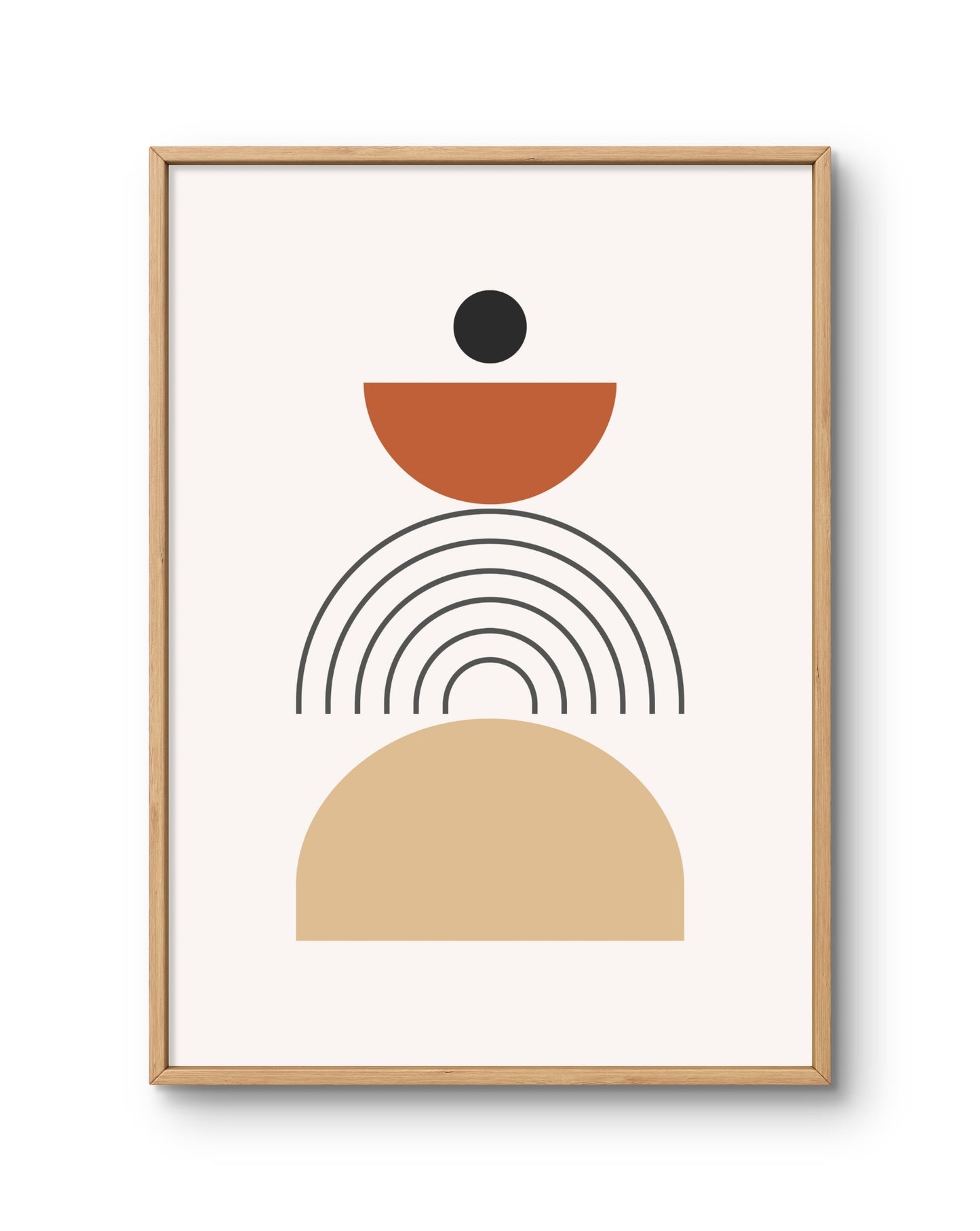 Balanced Shapes Minimal Art