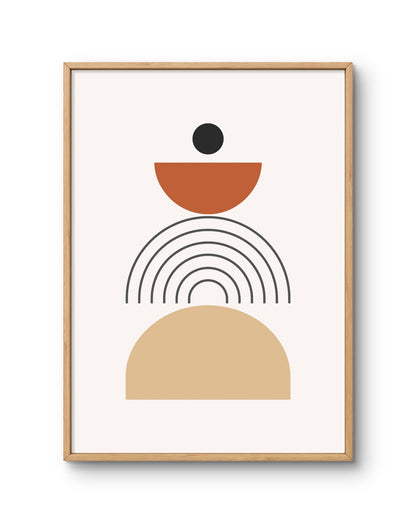 Balanced Shapes Minimal Art