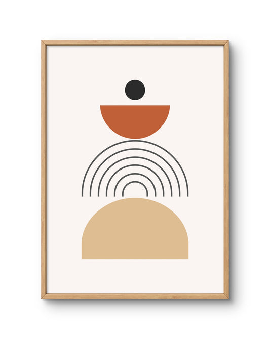 Balanced Shapes Minimal Art