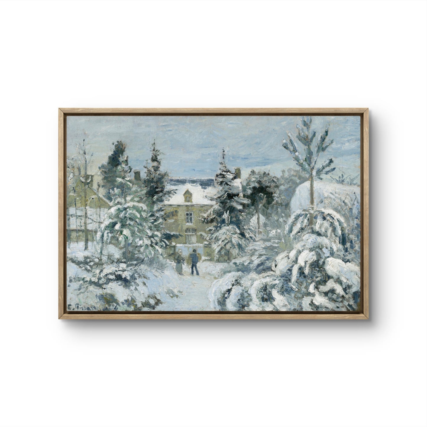 The Garden at Pontoise, Snow