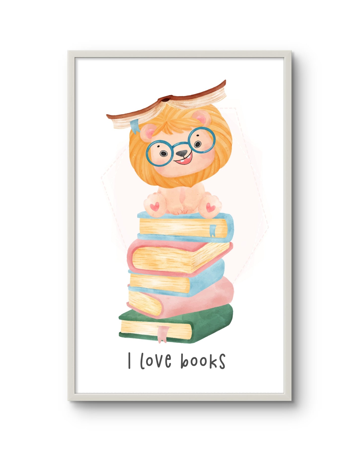 I Love Books Little Lion