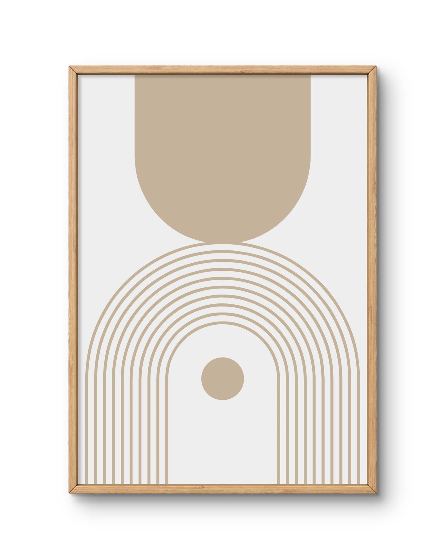 Warm Minimal Arch Print