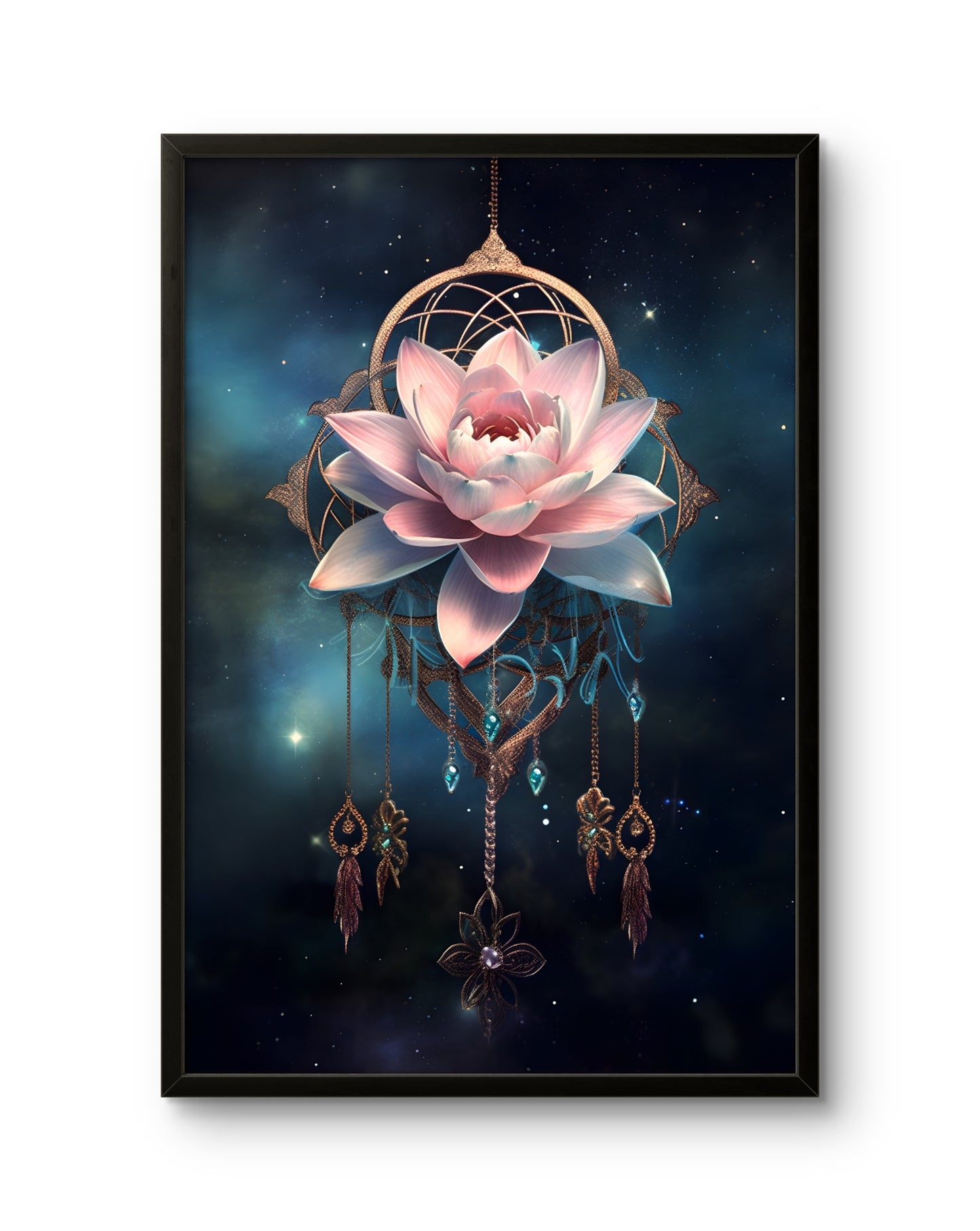 Celestial Lotus Dreamcatcher