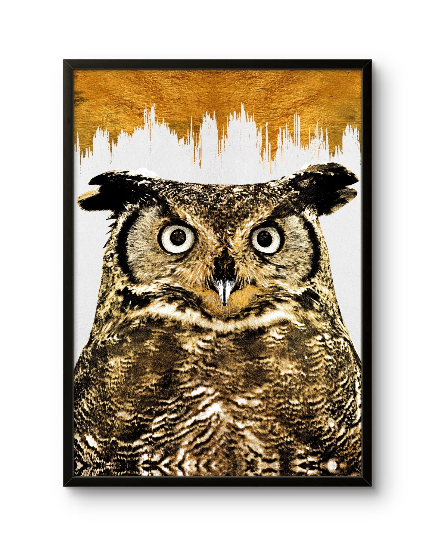 Golden Owl Portrait