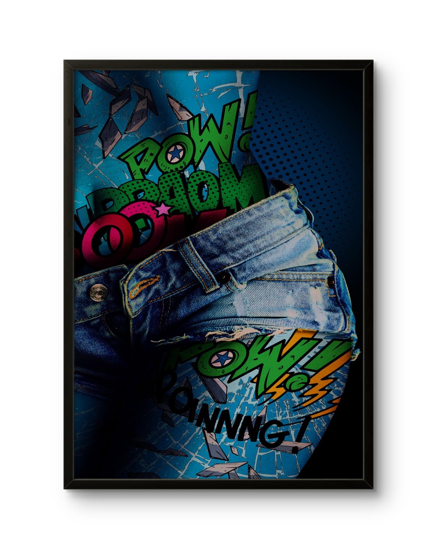 Pop Art Denim Explosion