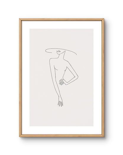 Effortless Elegance Line Art