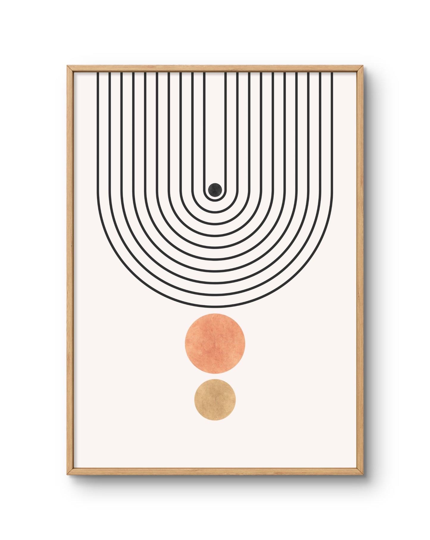 Modern Arch Line Abstract Poster