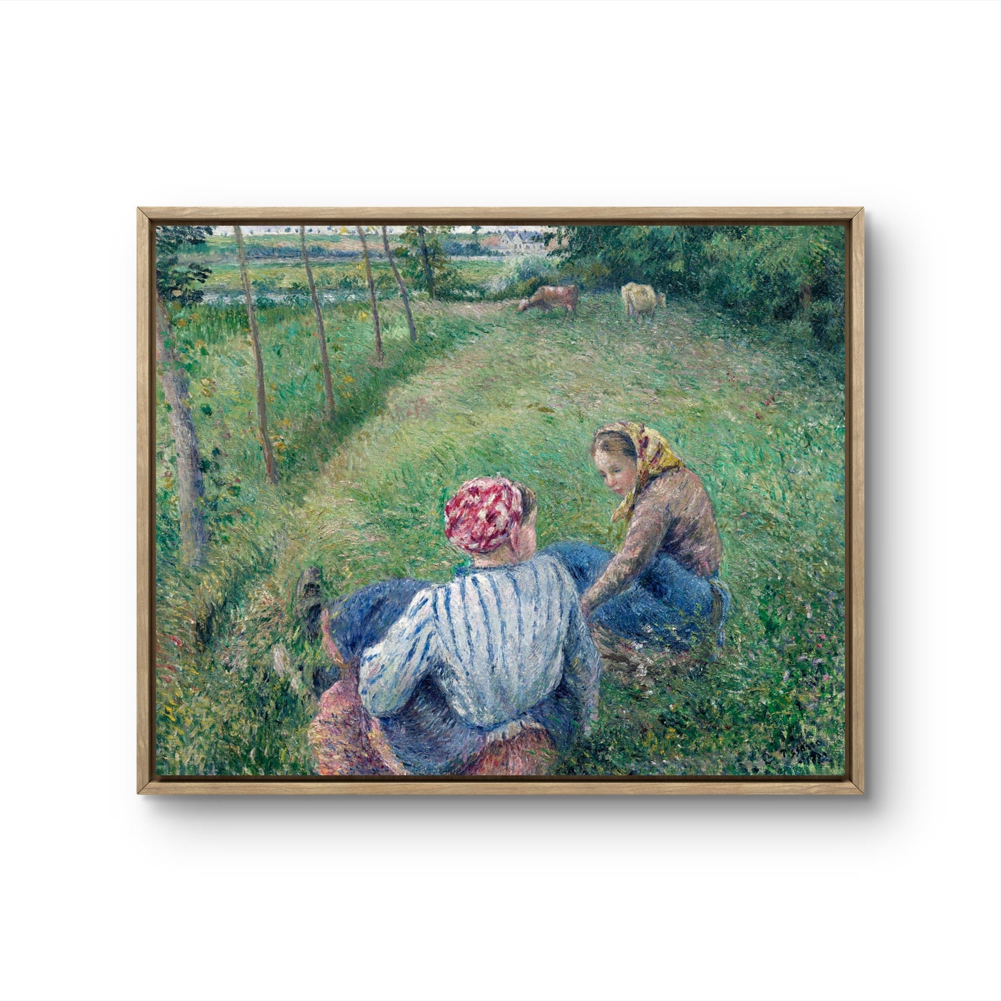 Peasant Girls Resting in the Grass