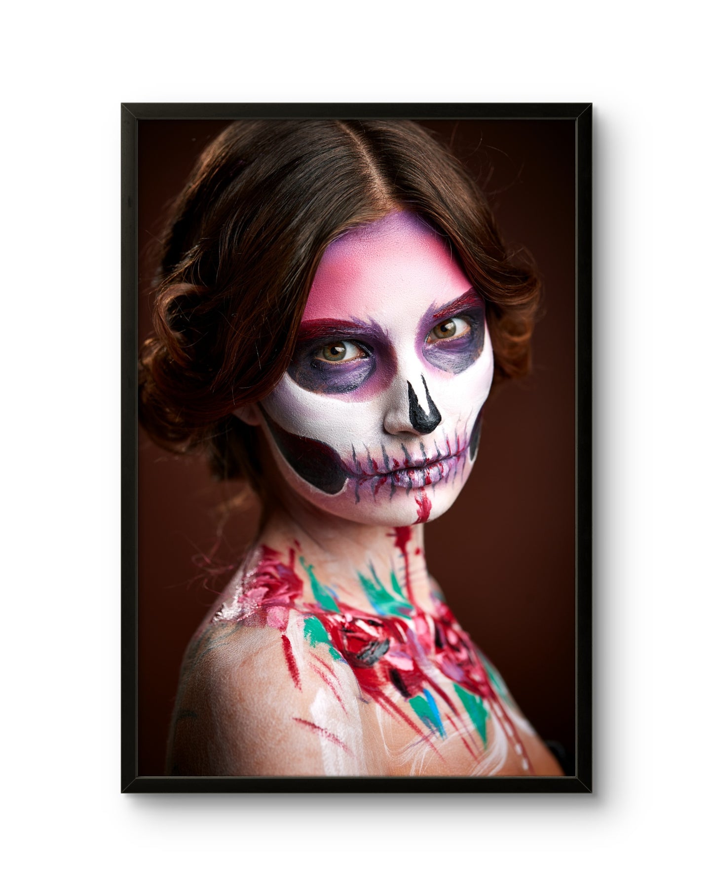Skull Face Paint Portrait