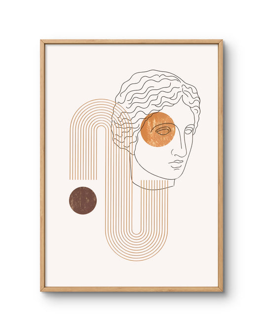 Modern Portrait Abstract Print