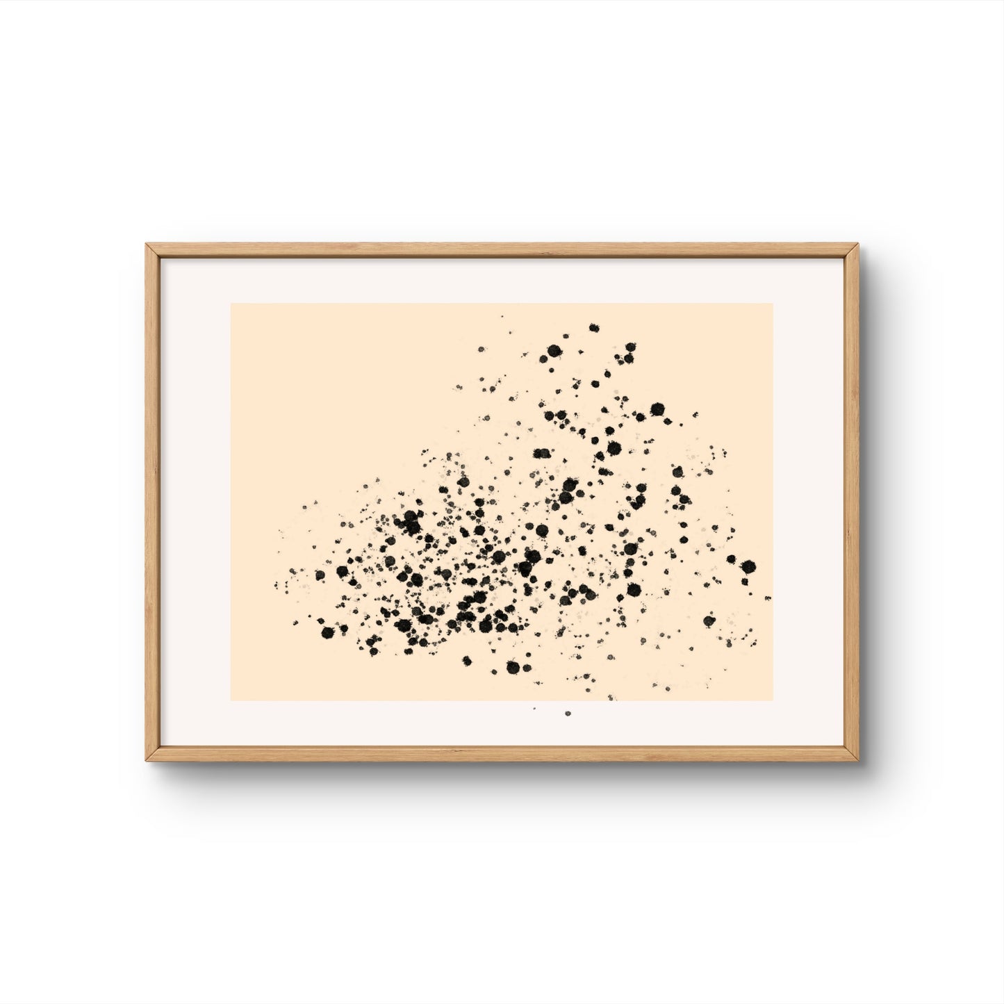 Ink Splatter Abstract