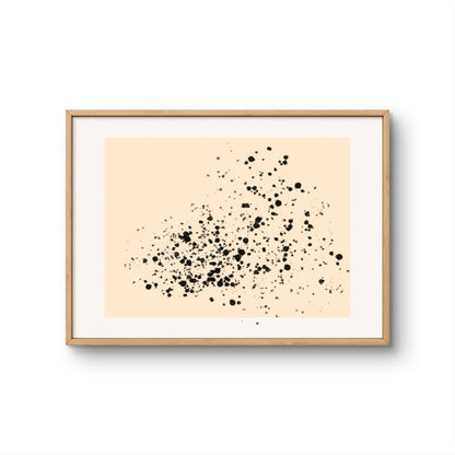 Ink Splatter Abstract