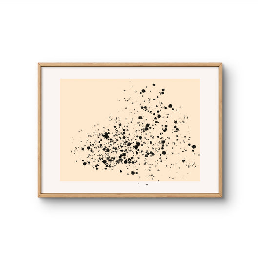 Ink Splatter Abstract