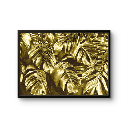 Golden Tropical Leaves