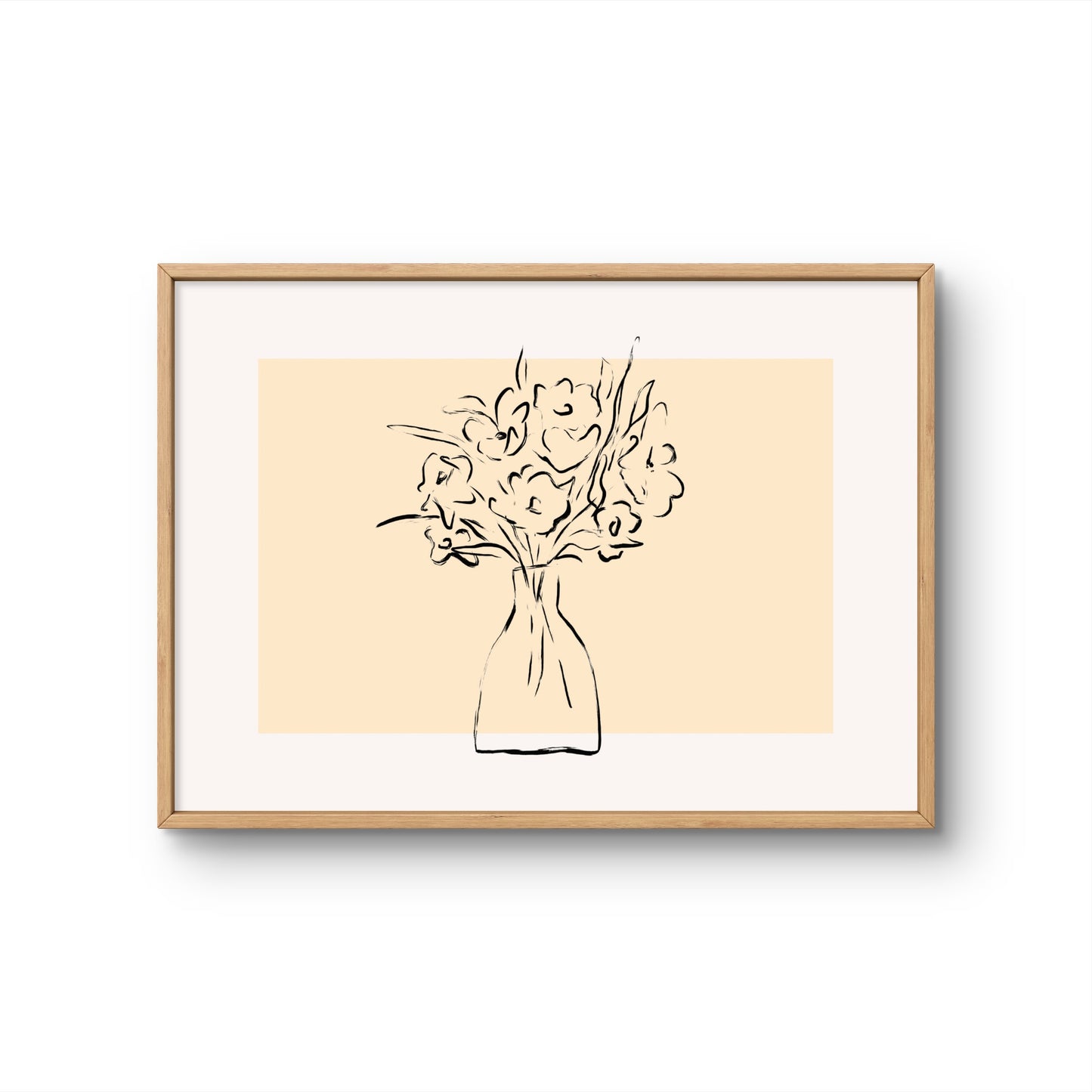 Wildflower Sketch in Vase