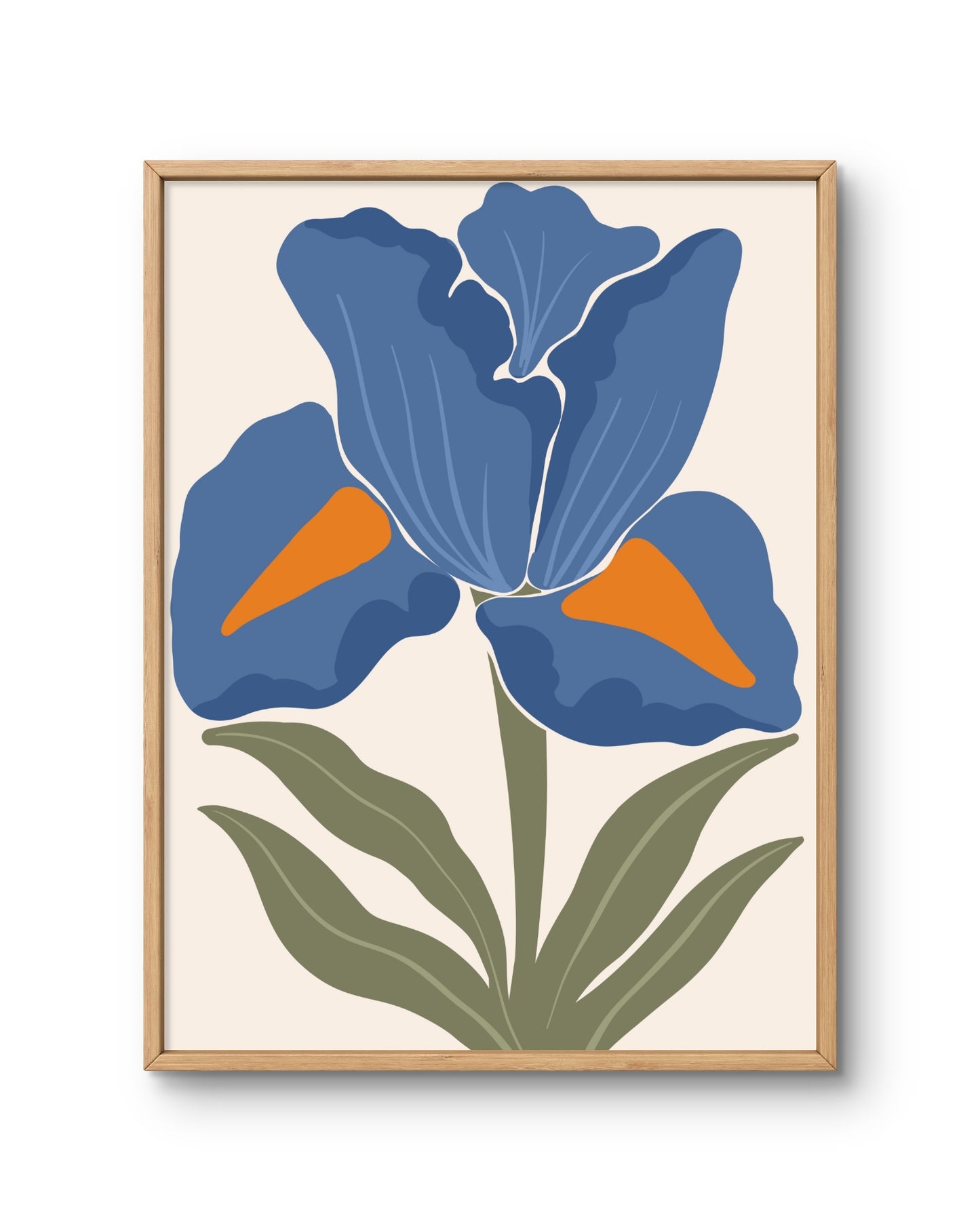 Blue Iris Bloom