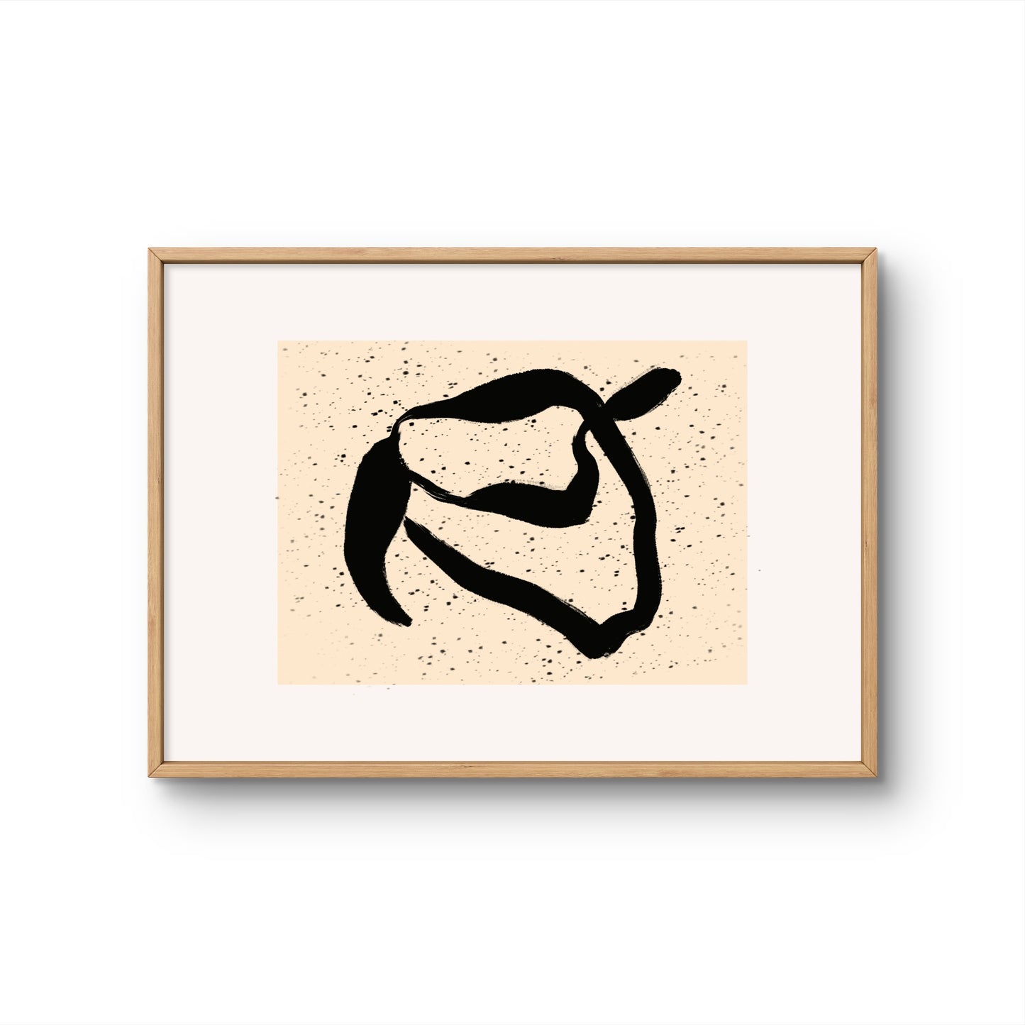 Abstract Ink Loop with Texture