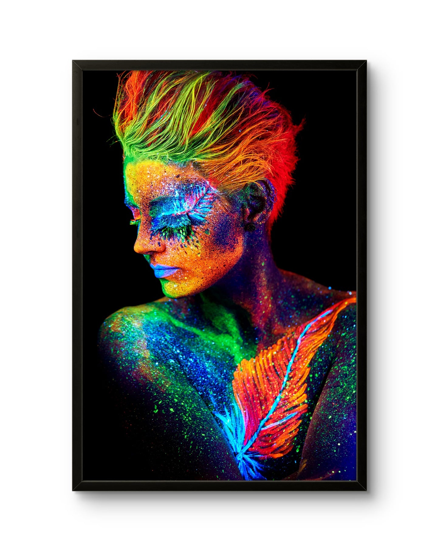 Rainbow UV Body Paint