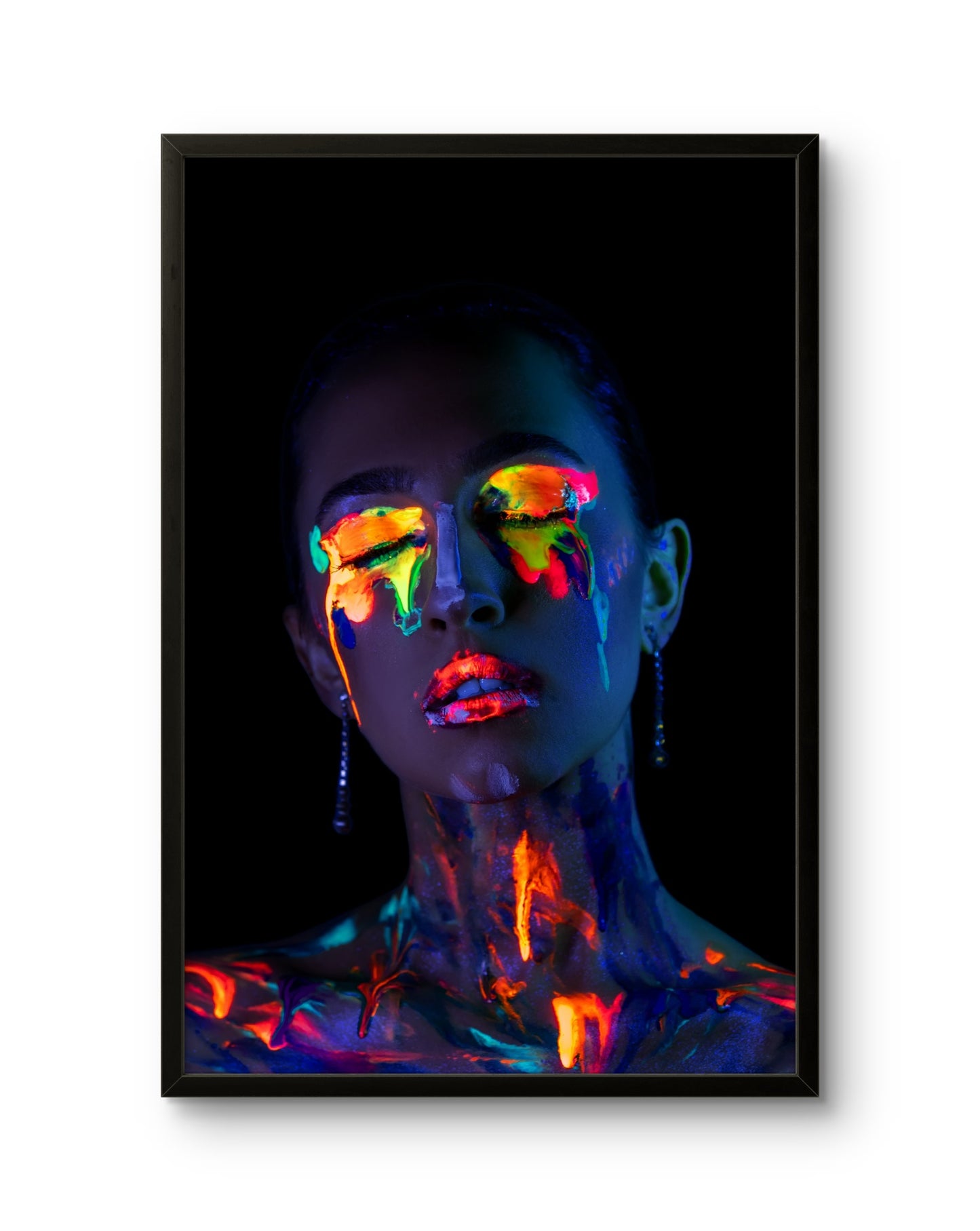 Melting Neon Portrait