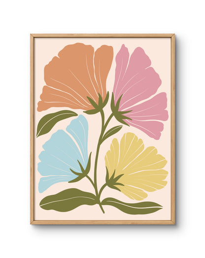 Pastel Garden Harmony