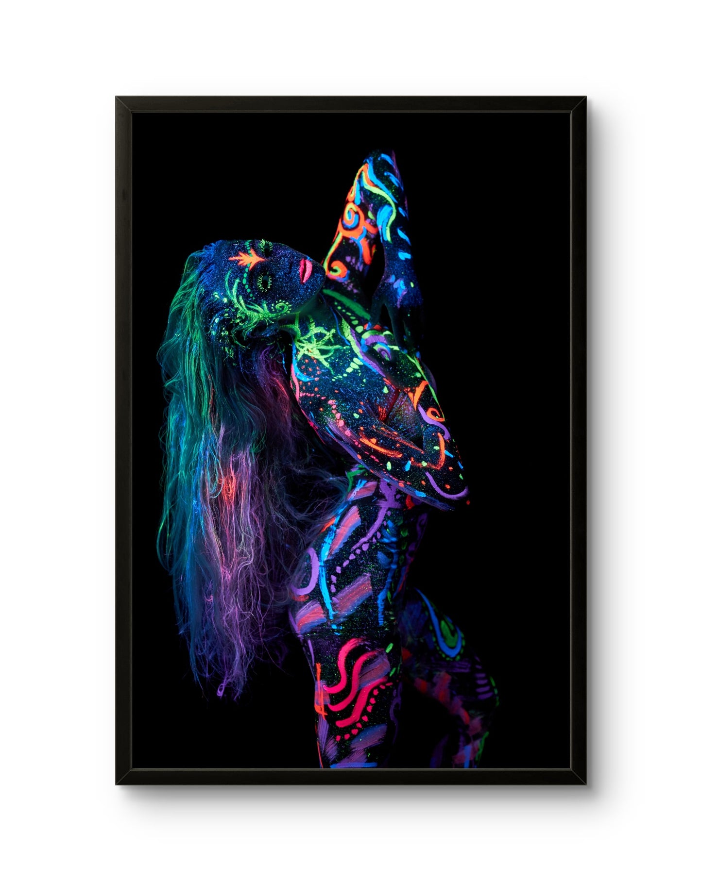 Full-Body UV Art Dance