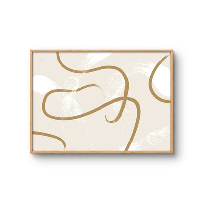 Flowing Abstract Brush Lines
