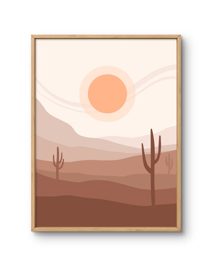 Minimal Desert Sun