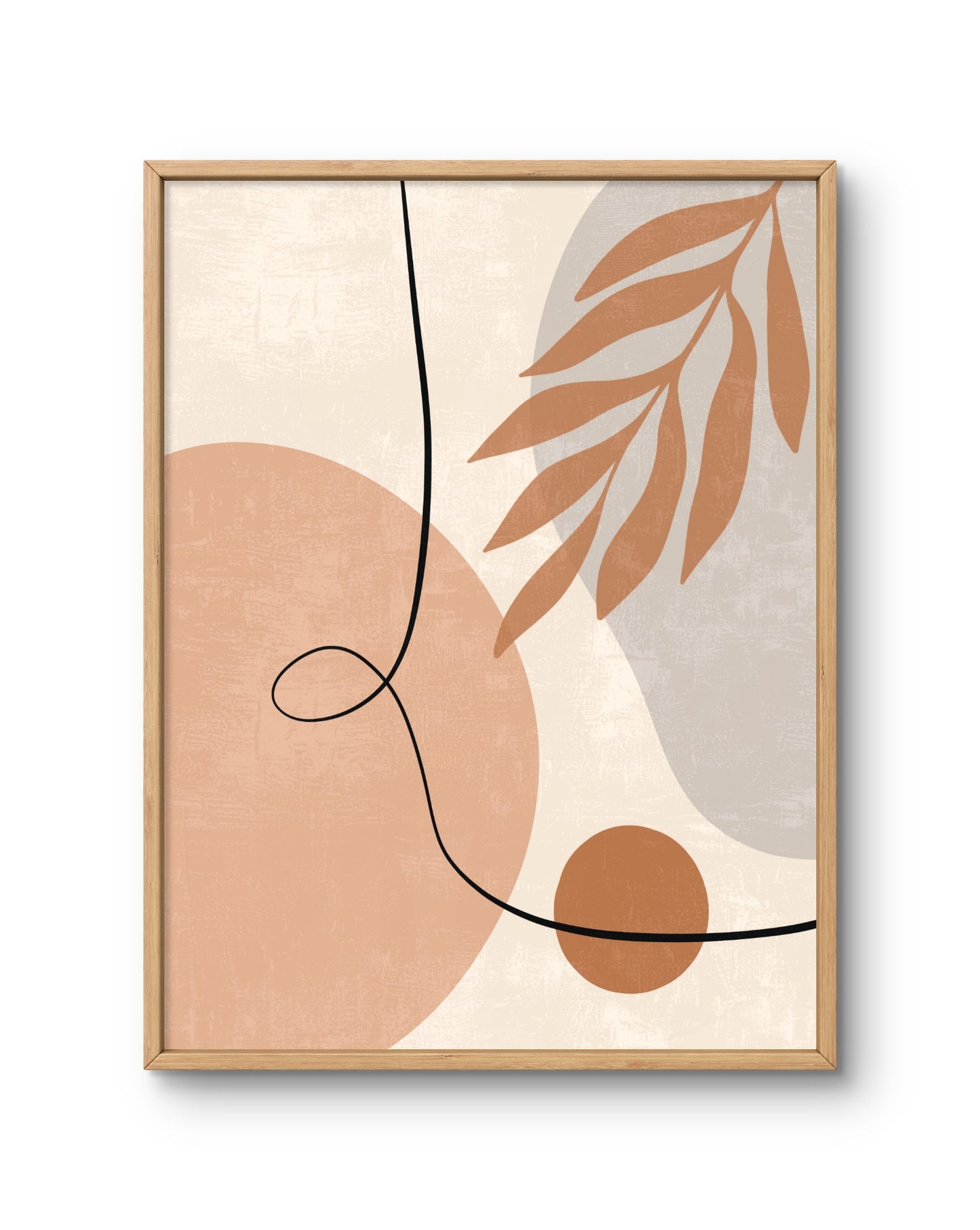 Terracotta Calm Abstract Landscape