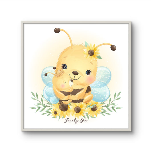 Lovely Bee with Baby Bee