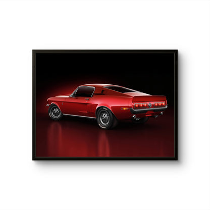 Ford Mustang Fastback Red Muscle