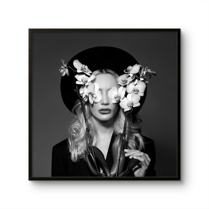 Orchid Veil Portrait