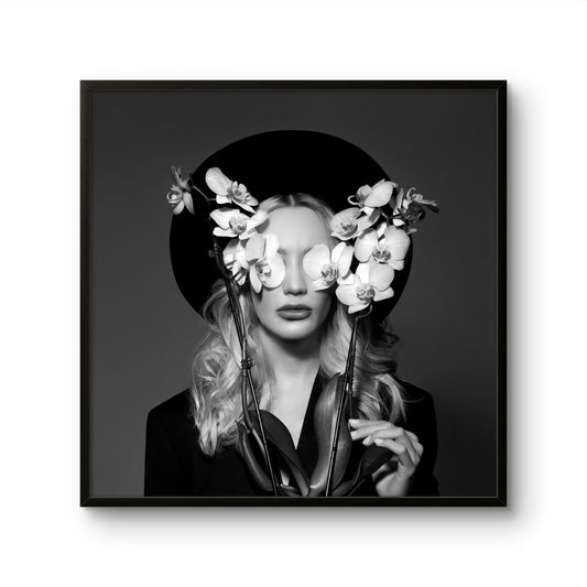 Orchid Veil Portrait