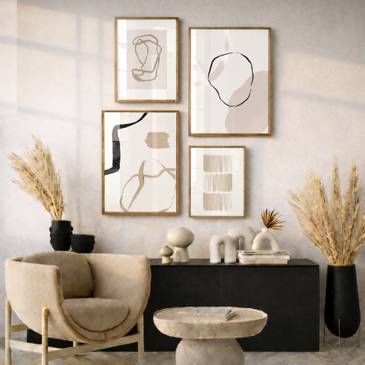 Minimal Abstract Line Art Set