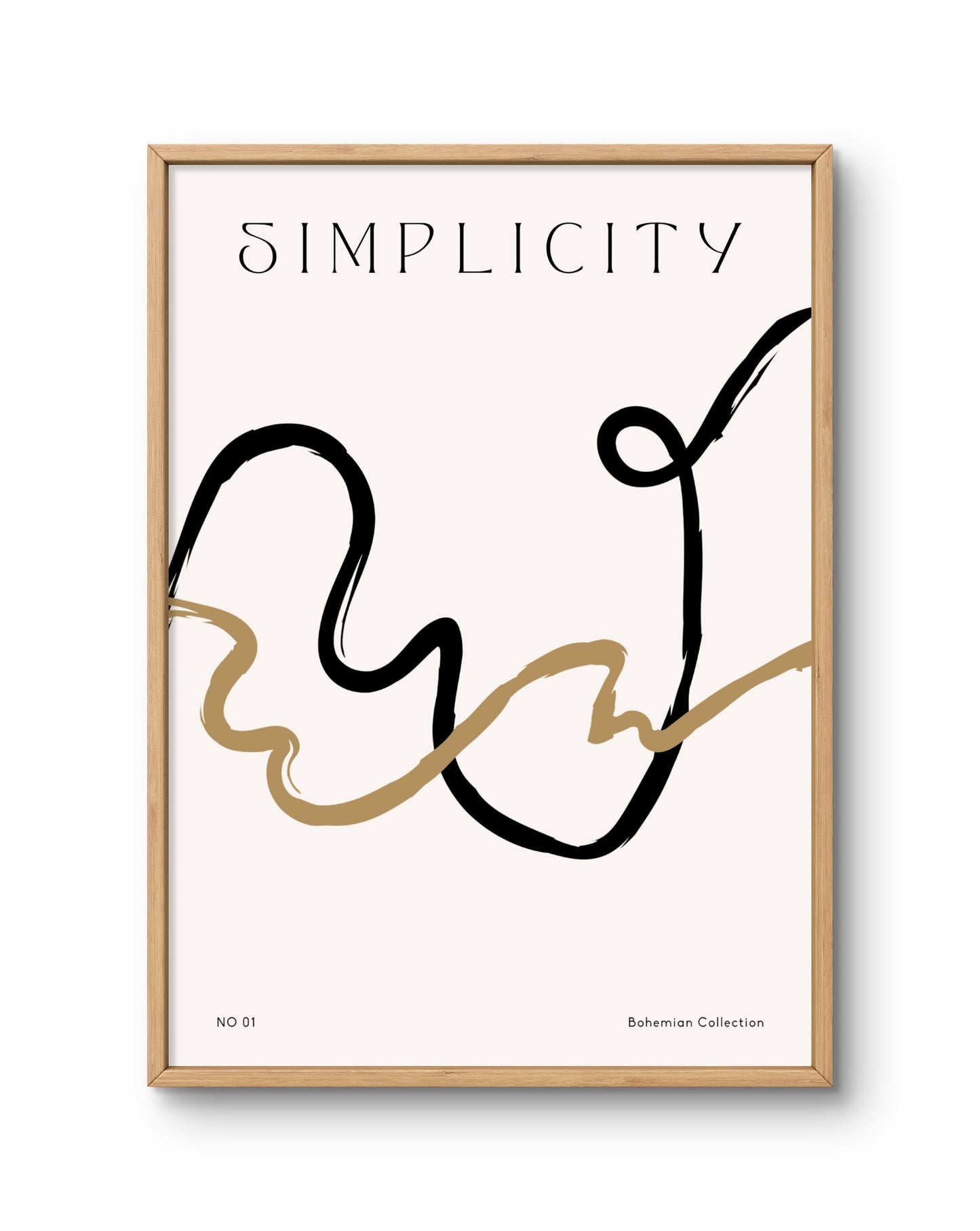 Simplicity No. 01  Bohemian Line Art