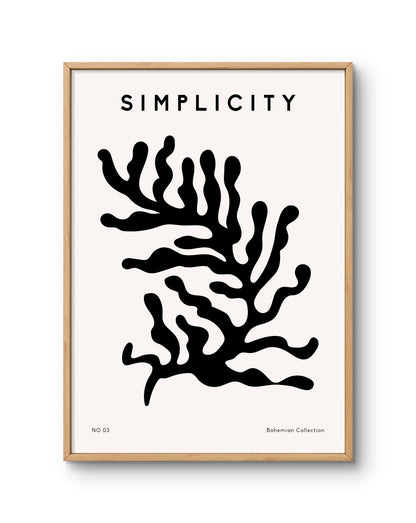 Simplicity No. 03 Organic Abstract Form