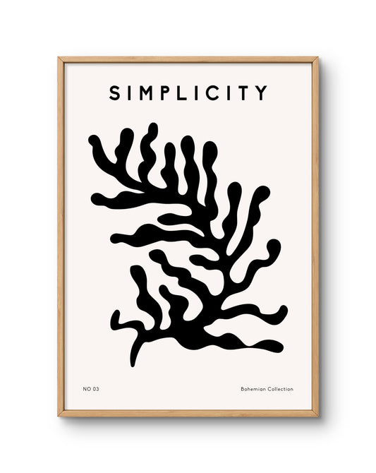 Simplicity No. 03 Organic Abstract Form