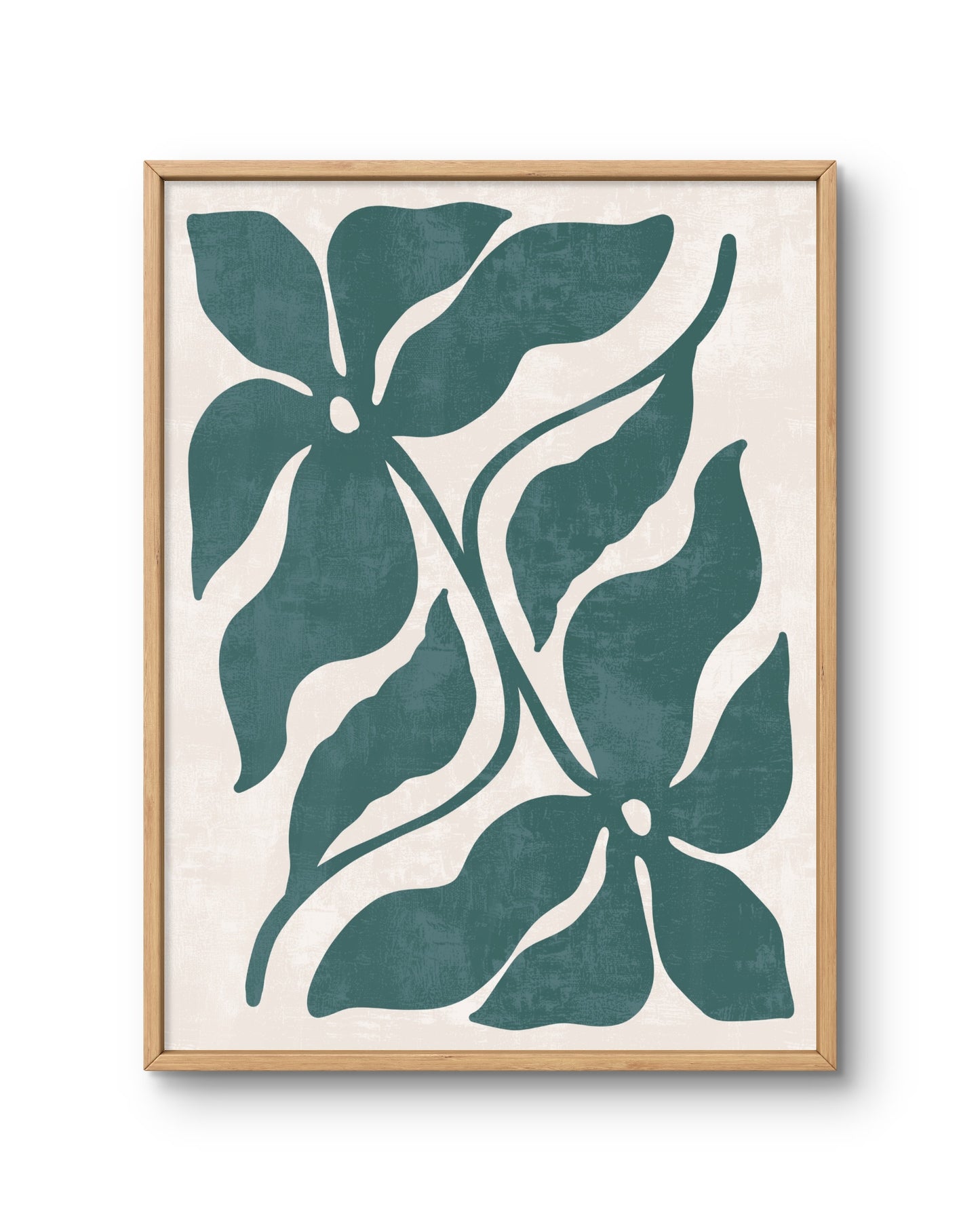 Teal Botanical Flow
