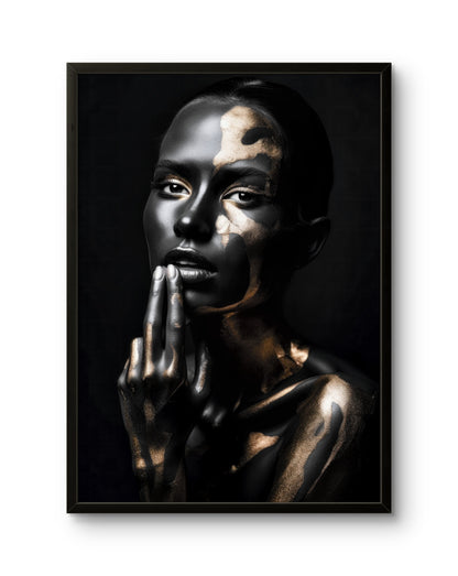 Black & Gold Abstract Beauty