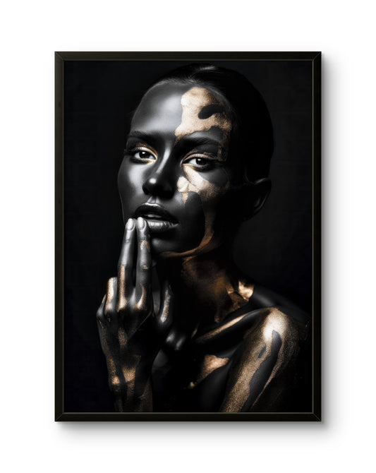 Black & Gold Abstract Beauty