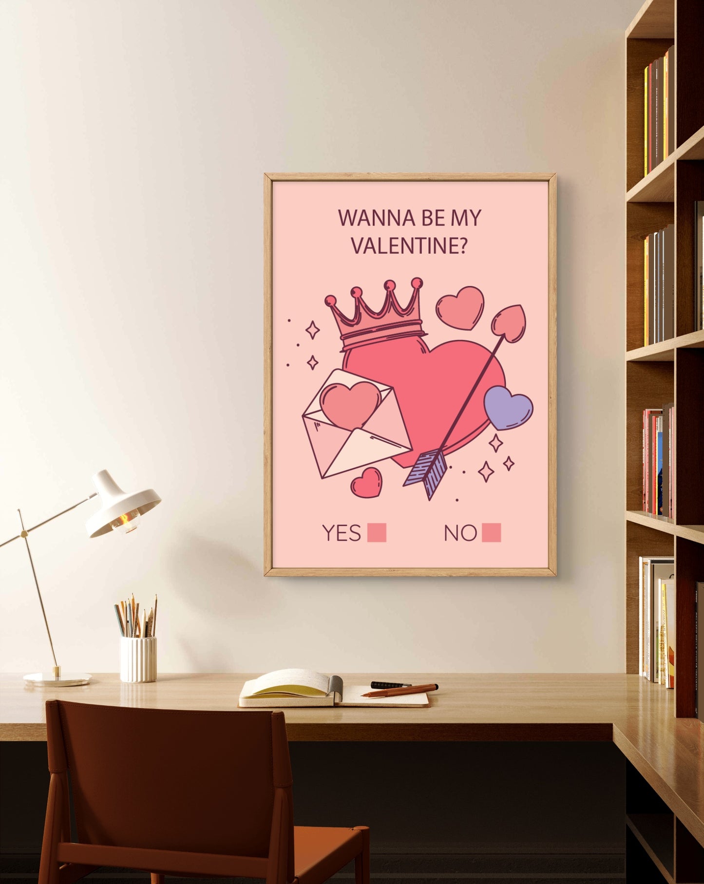Wanna Be My Valentine Poster