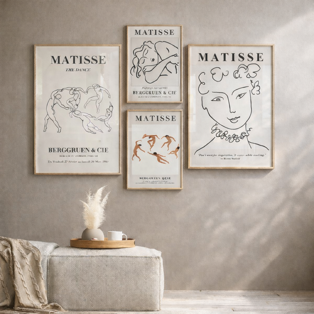 Quiet Movement - Matisse Line Art