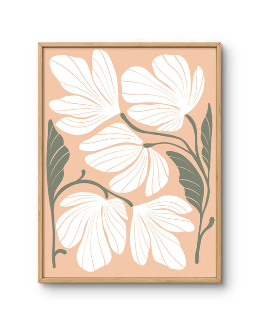 Blush Botanical Silhouettes