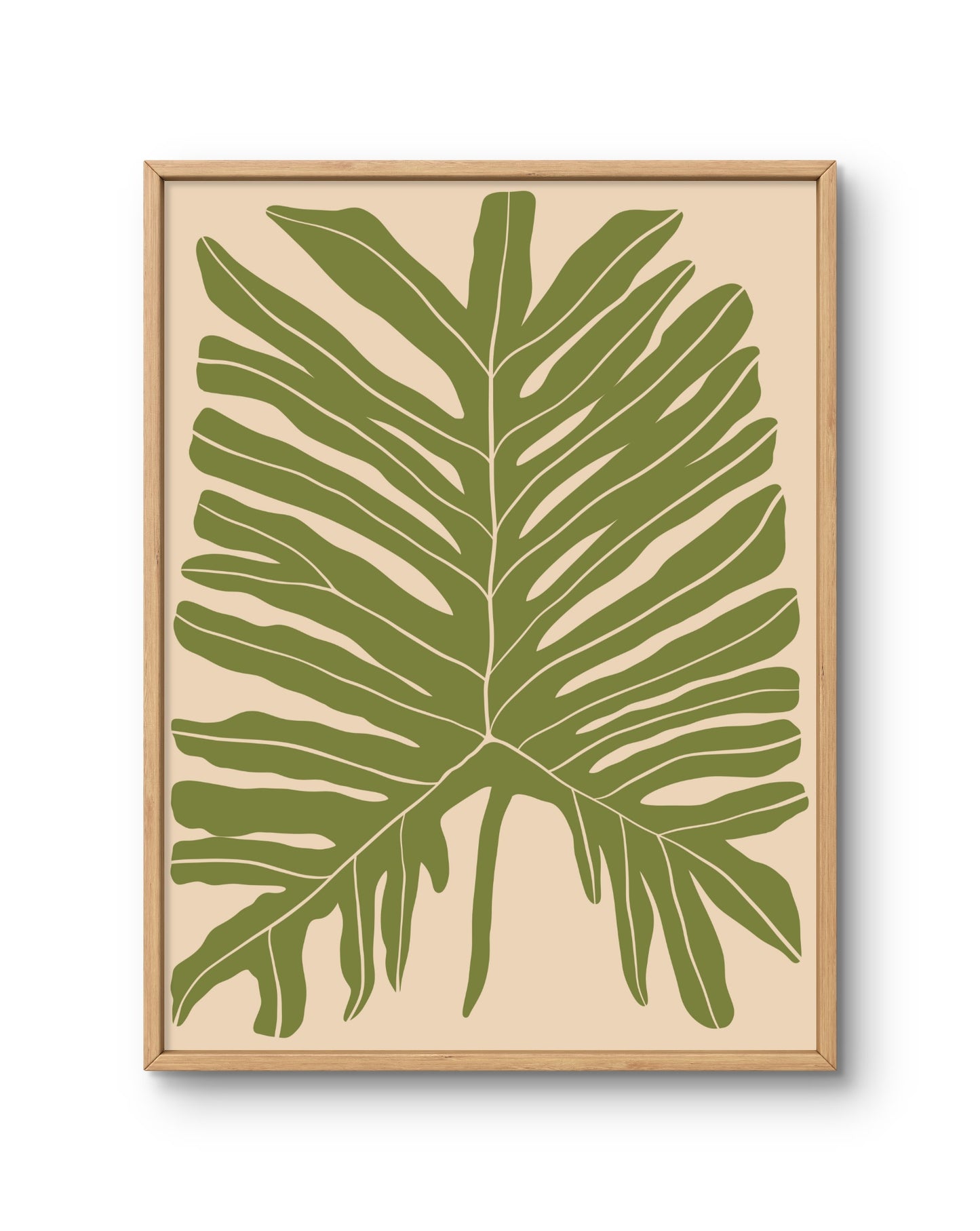 Soft Green Tropical Leaves